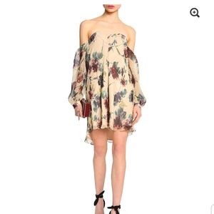 BNWT Haute Hippie 100% silk floral shift dress